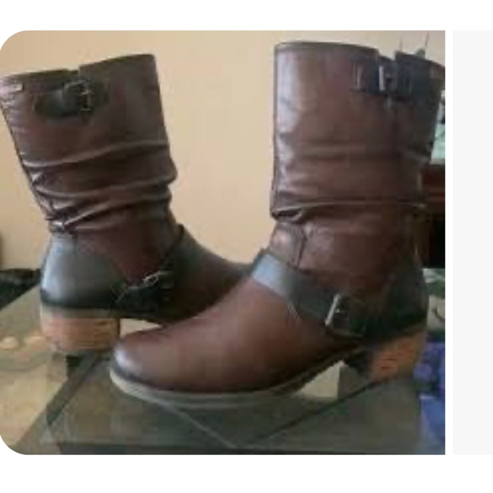 PIKOLINOS slouchy leather Vicar Moto boots